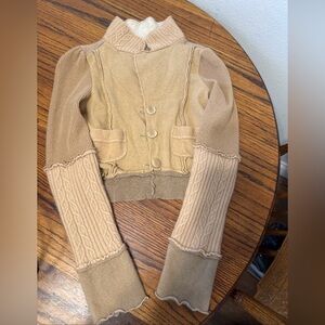 Anthropologie Burning torch cardigan minimalist coastal cowgirl